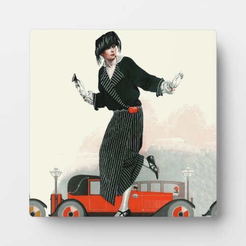 Flapper and Roadster Plaque