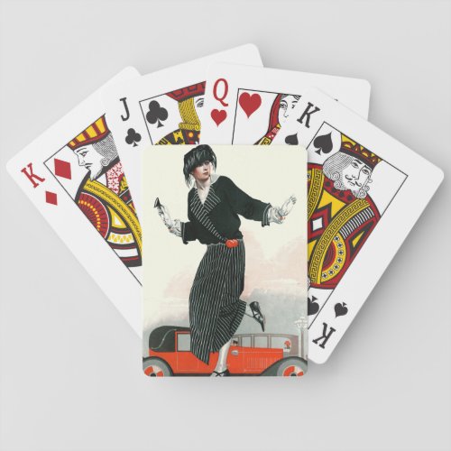 Flapper and Roadster Poker Cards