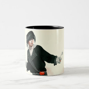 Flapper and Roadster Two-Tone Coffee Mug