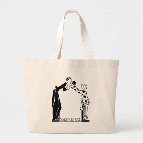 Flapper Art Deco Couple Naughty But Nice Tote
