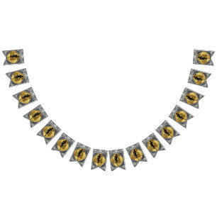 Flapper Art Deco Gatsby 6 Foot Bunting Banner