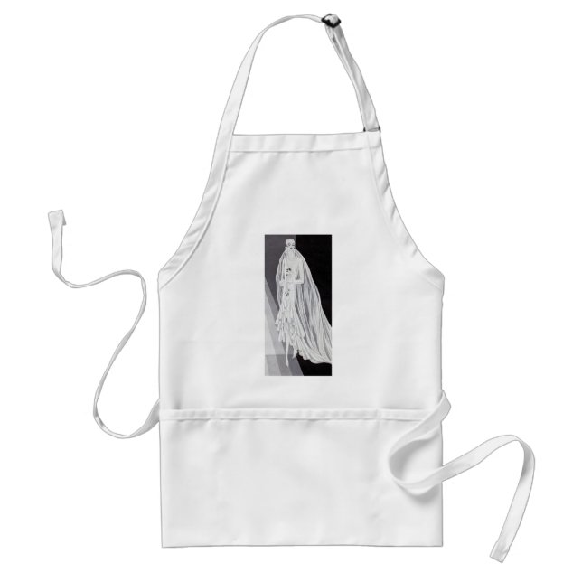 Flapper Bride Adult Apron (Front)