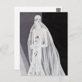 Flapper Bride Postcard (Front/Back)