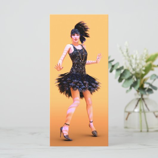 Flapper Dancing Vintage (Standing Front)