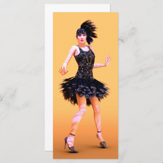 Flapper Dancing Vintage (Front/Back)