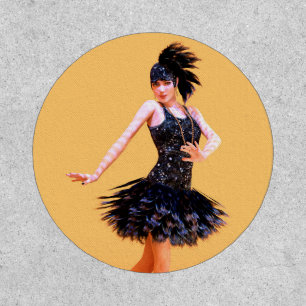 Flapper Dancing Vintage Patch