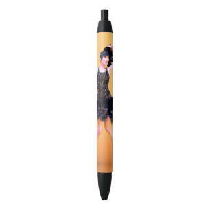 Flapper Dancing Vintage Pen