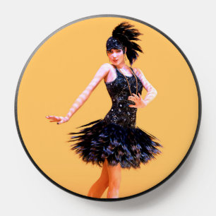 Flapper Dancing Vintage PopSocket