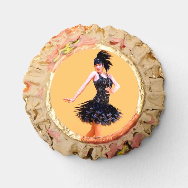 Flapper Dancing Vintage Reese's Peanut Butter Cups (Front)