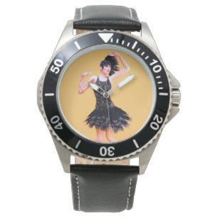Flapper Dancing Vintage Watch