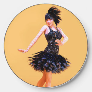 Flapper Dancing Vintage Wireless Charger