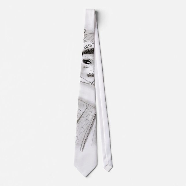 Flapper Girl Neck Tie (Front)