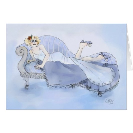 Flapper in Blue Cards (Front Horizontal)