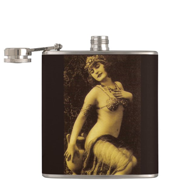 Flapper in Sepia 1 Flask (Opened)