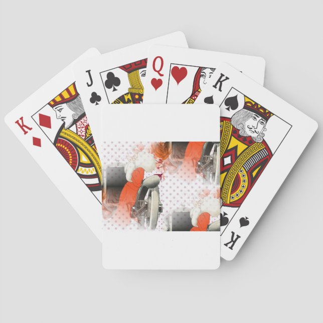 flapper polkadots poker cards (Back)