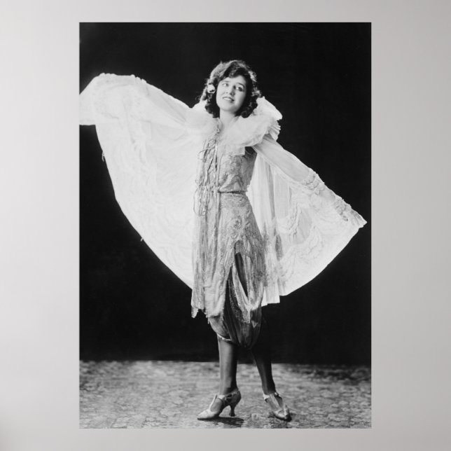 Flapper Style Dress, 1920s Poster (Front)