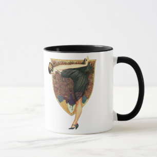 Flapper with Peacock Emblem Mug
