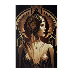 Flapper woman, Art Deco series, Vol 1