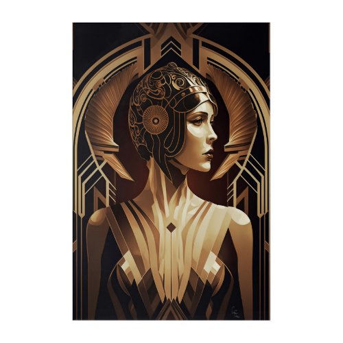 Flapper woman Art Deco series Vol 1