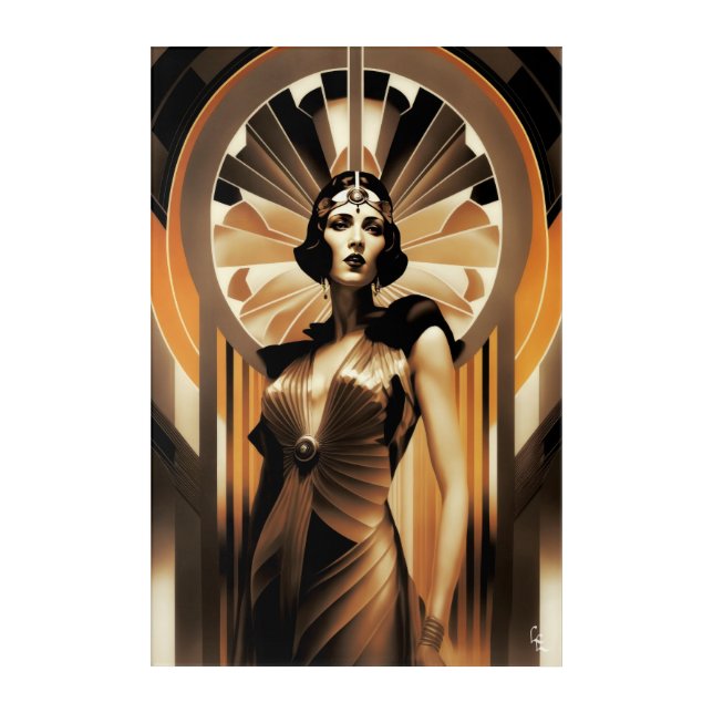Flapper woman, Art deco series, Vol 2 (Front)