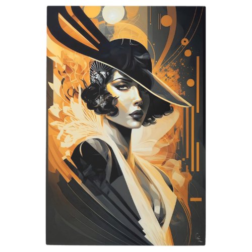 Flapper woman Art deco series Vol 3