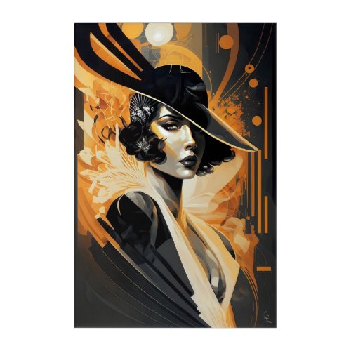 Flapper woman Art deco series Vol 3