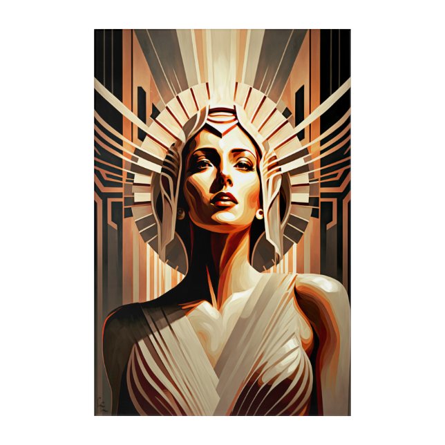 Flapper woman, Art deco series, Vol 4 (Front)
