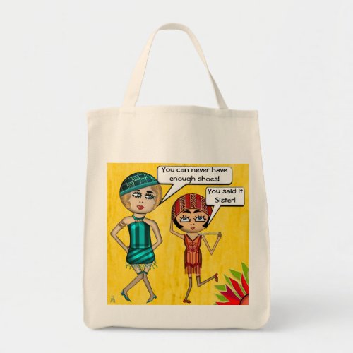 Flappers Shoe Bag Canvas Tote