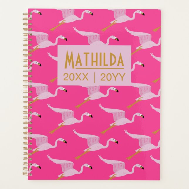 Flapping Flamingos Planner (Front)