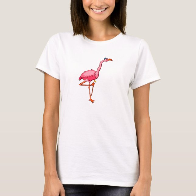 Flappy Flamingo T-Shirt (Front)