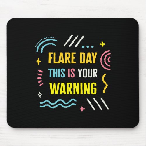 Flare Day Complex Regional Pain Syndrome Awareness Mouse Pad