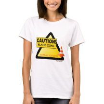 Flare zone orange cone t-shirt