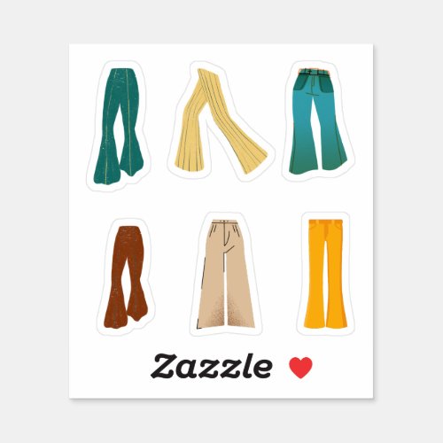 Flared Pant Stickers