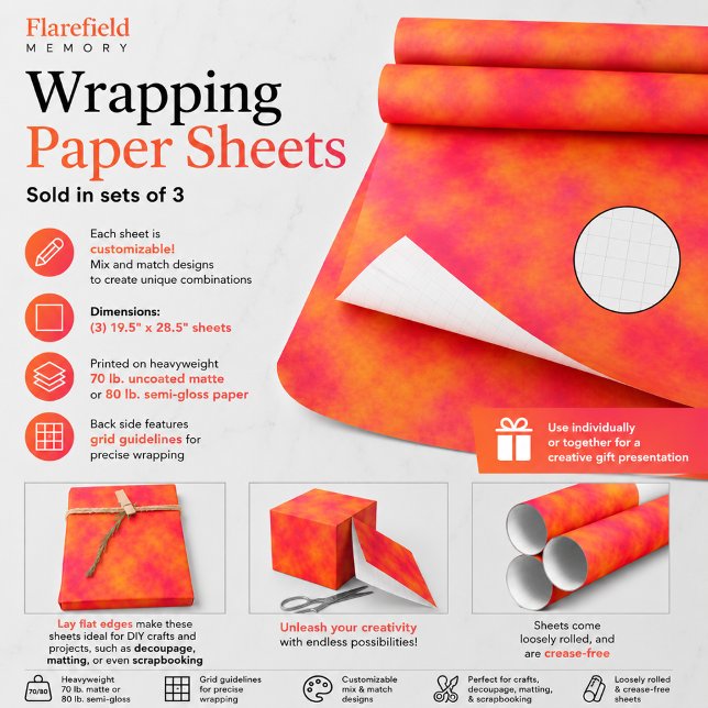Flarefield Memory Wrapping Paper Sheets (Creator Uploaded)