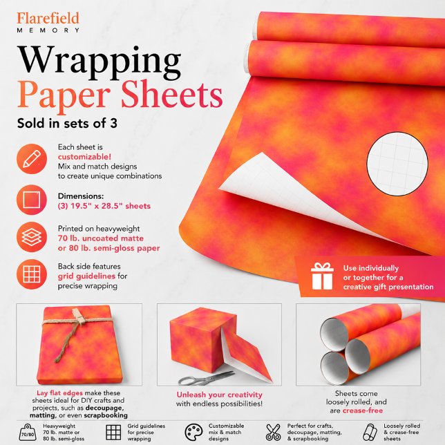 Flarefield Memory Wrapping Paper Sheets (Creator Uploaded)