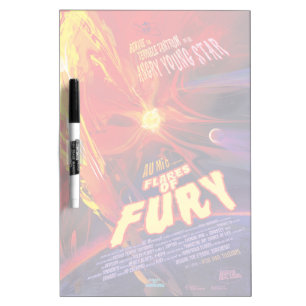 Flares Of Fury Poster, Au Microscopii. Dry Erase Board