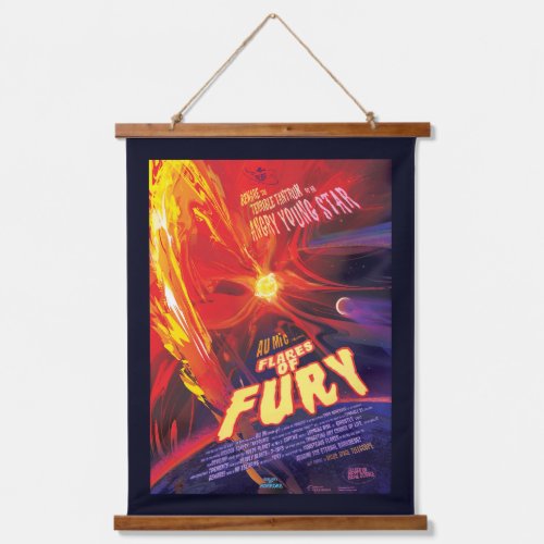 Flares Of Fury Poster Au Microscopii Hanging Tapestry