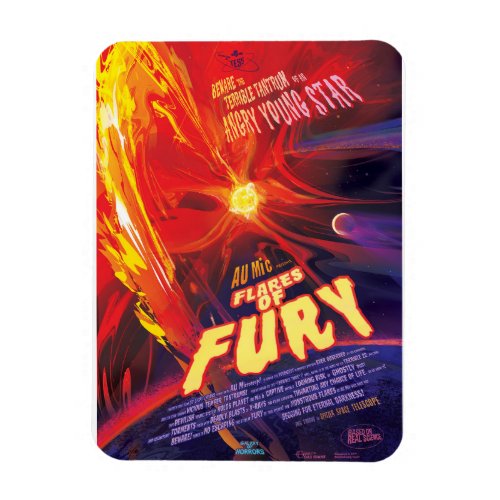 Flares Of Fury Poster Au Microscopii Magnet