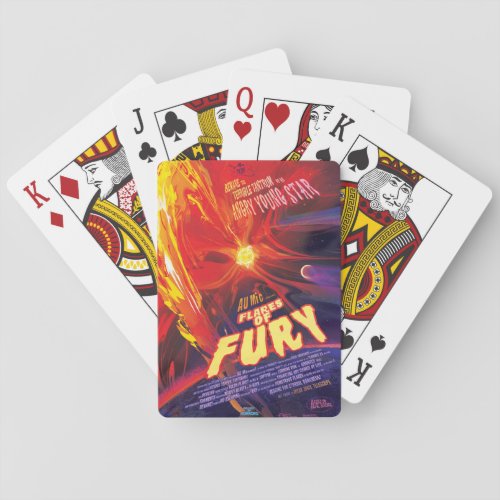 Flares Of Fury Poster Au Microscopii Poker Cards