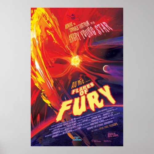 Flares Of Fury Poster Au Microscopii Poster
