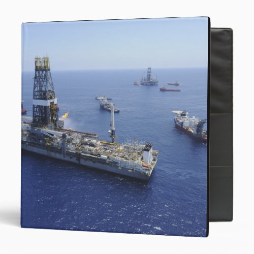 Flaring operations conducted by the drillship binder