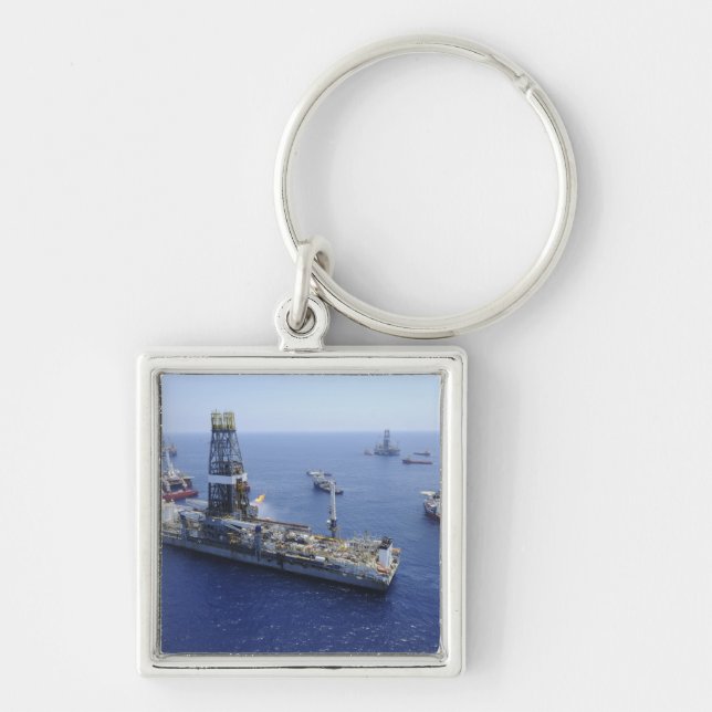 Flaring operations conducted by the drillship keychain (Front)