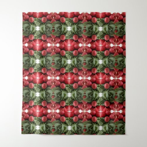 Flaring Red Radish Bunch   Tapestry