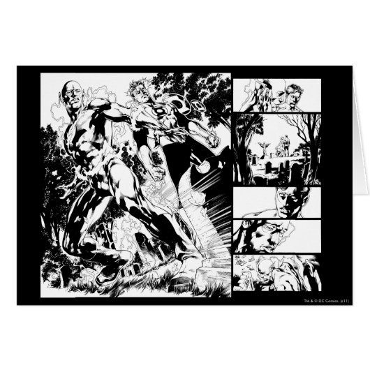 Flash and Green Lantern Panel 2 Cards (Front Horizontal)