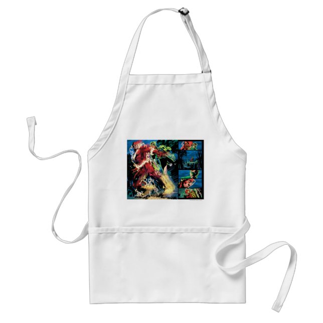 Flash and Green Lantern Panel Adult Apron (Front)
