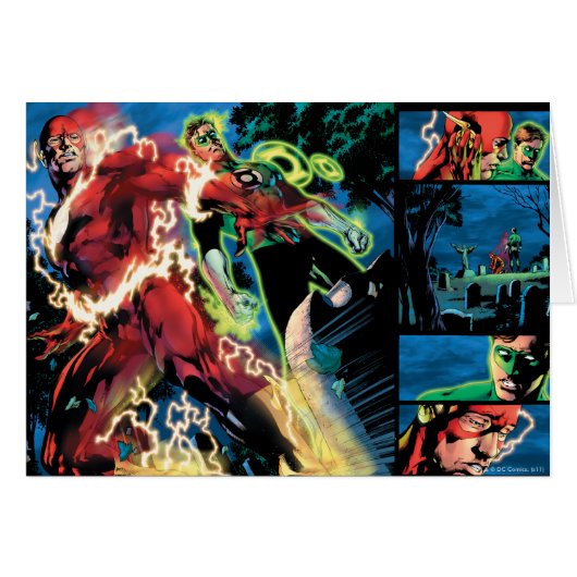 Flash and Green Lantern Panel Cards (Front Horizontal)