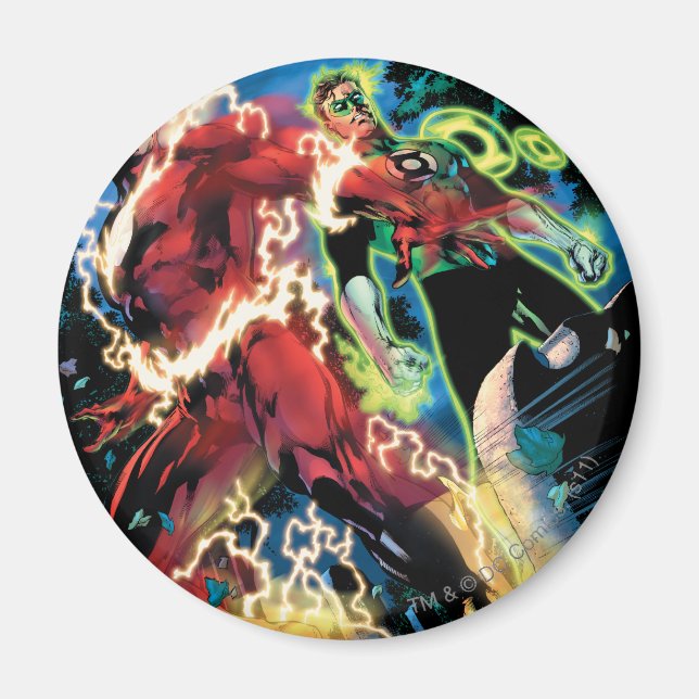 Flash and Green Lantern Panel Magnet (Front)