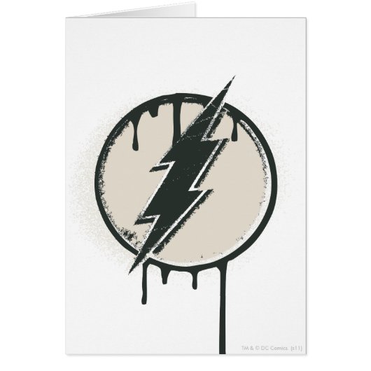 Flash Bolt Paint Grunge Cards (Front)