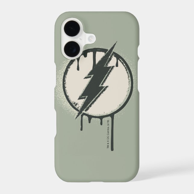 Flash Bolt Paint Grunge Iphone Case (Back)