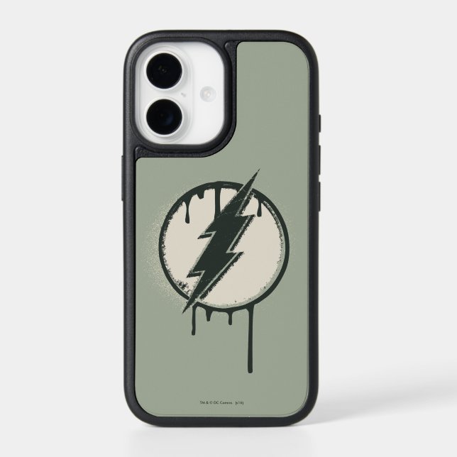 Flash Bolt Paint Grunge Otterbox iPhone Case (Back)